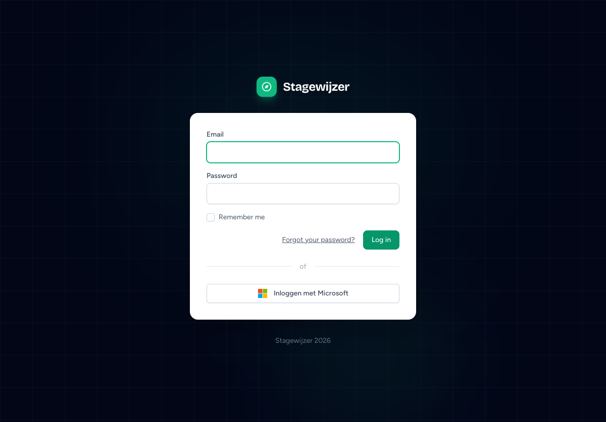Screenshot van Microsoft 365 SSO